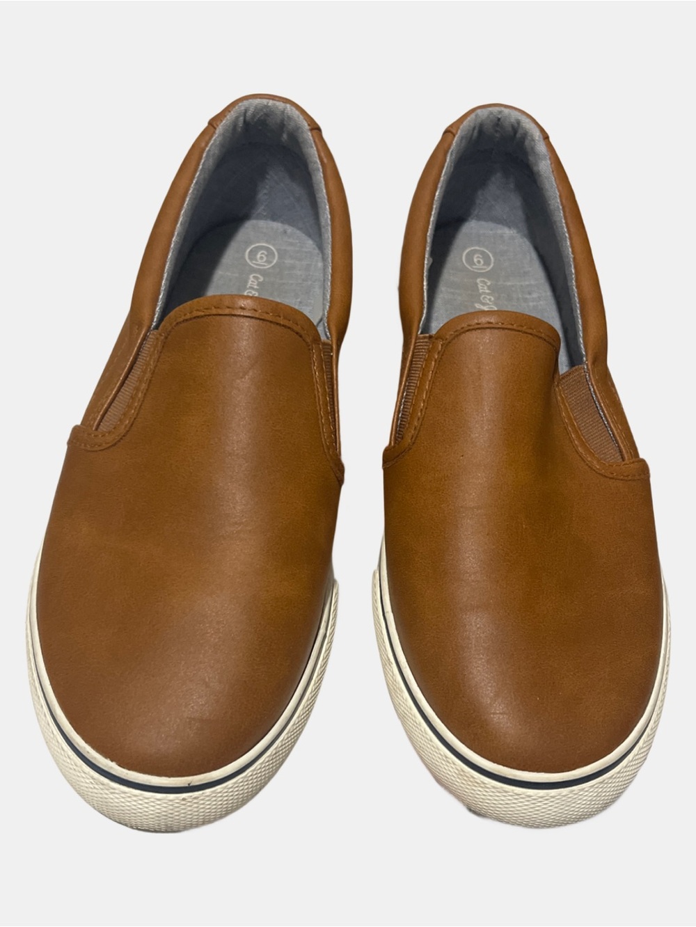 Cat & Jack Tan Slip-On Kids Sneakers Size 6
